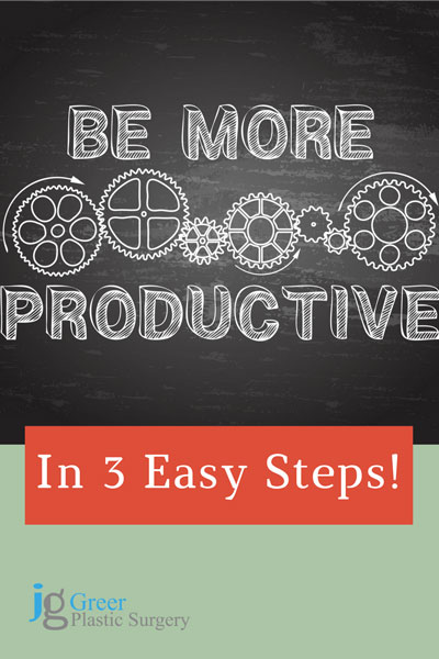 be more productive