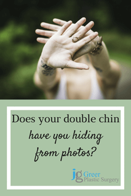 Are you hiding your double chin on photos?