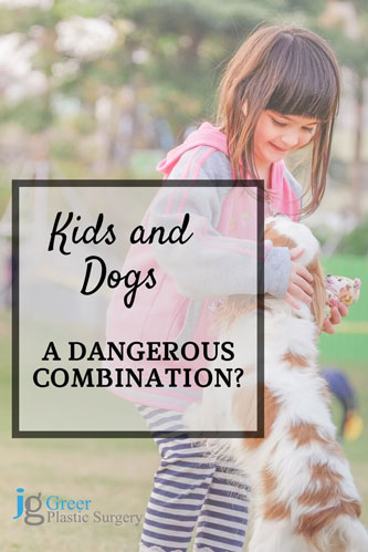 are kids and dogs a dangerous combination? Photo of little girl with cocker spaniel.