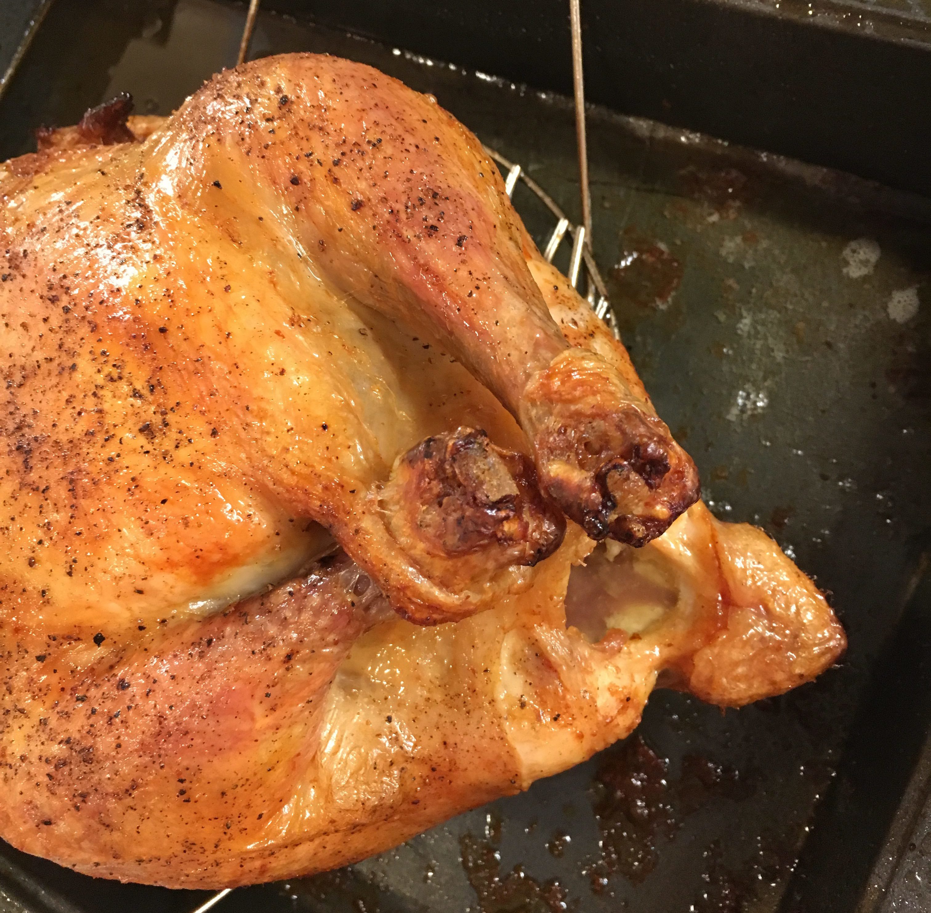 A Plastic Surgery style oven roasted chicken