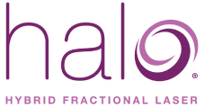 Halo Hybrid fractional Laser Logo