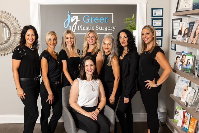 Greer Plastic Surgery staff with dr. Jennifer